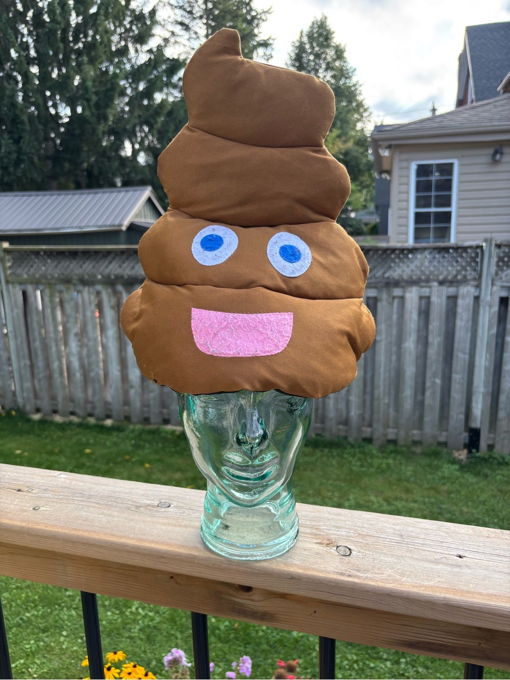 Plush Poop Emoji Costume Hat - Funny Novelty Halloween